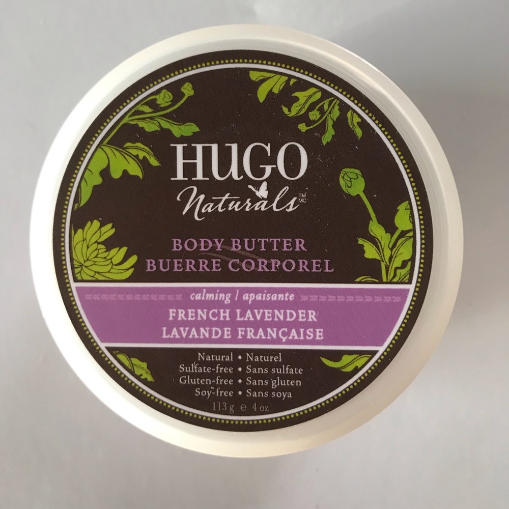 Hugo Naturals Body Butter, French Lavender 4 oz